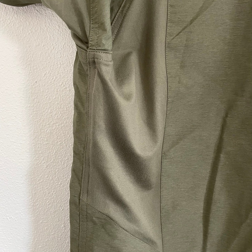 Wrangler ATG Shirt Olive Green Long Sleeve Button Down Mens XL Gorpcore Workwear - Picture 6 of 7